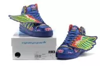 2019U adidas hommes femmes wings abordable jeremy scott bleu rouge